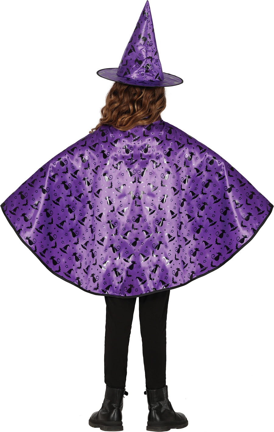 GP19008 – Hexe Halloween Kostüm Set Zauberhaft – Farbe: Flieder, Ansicht 2