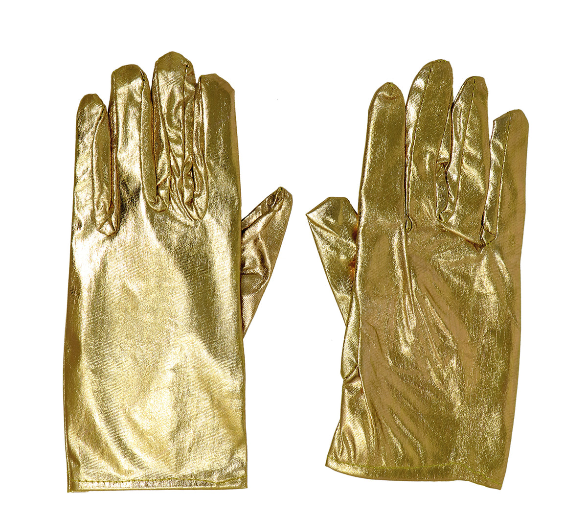 GP17871 – Glanz Handschuhe für Damen 22 cm Lackoptik – Farbe: Gold