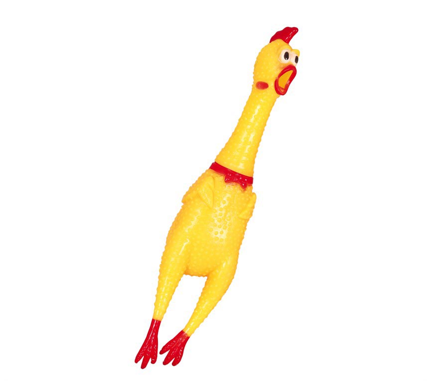 GP16994 – Quietschehuhn für Erwachsene 38 cm mit Sound – Farbe: Gelb