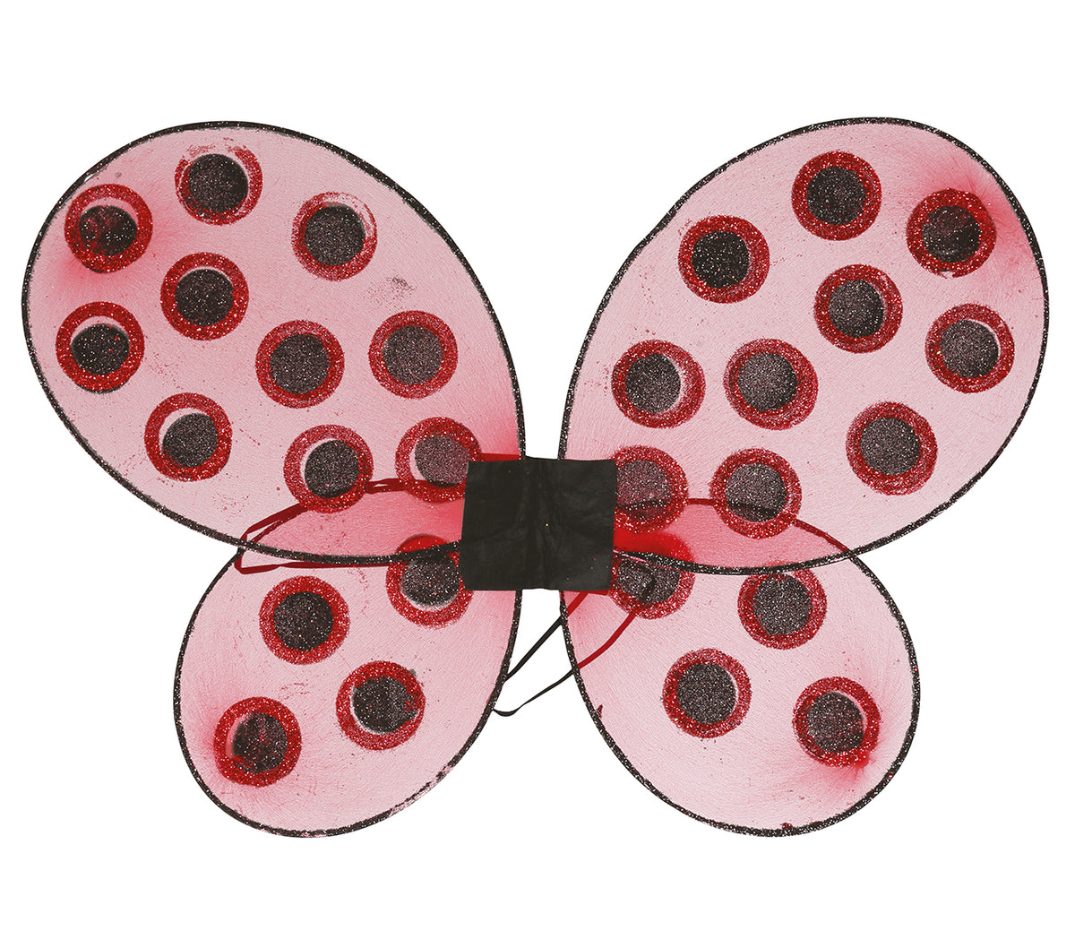 GP18607 – Marienkäfer Flügel für Kinder 52 x 43 cm – Farbe: Rot