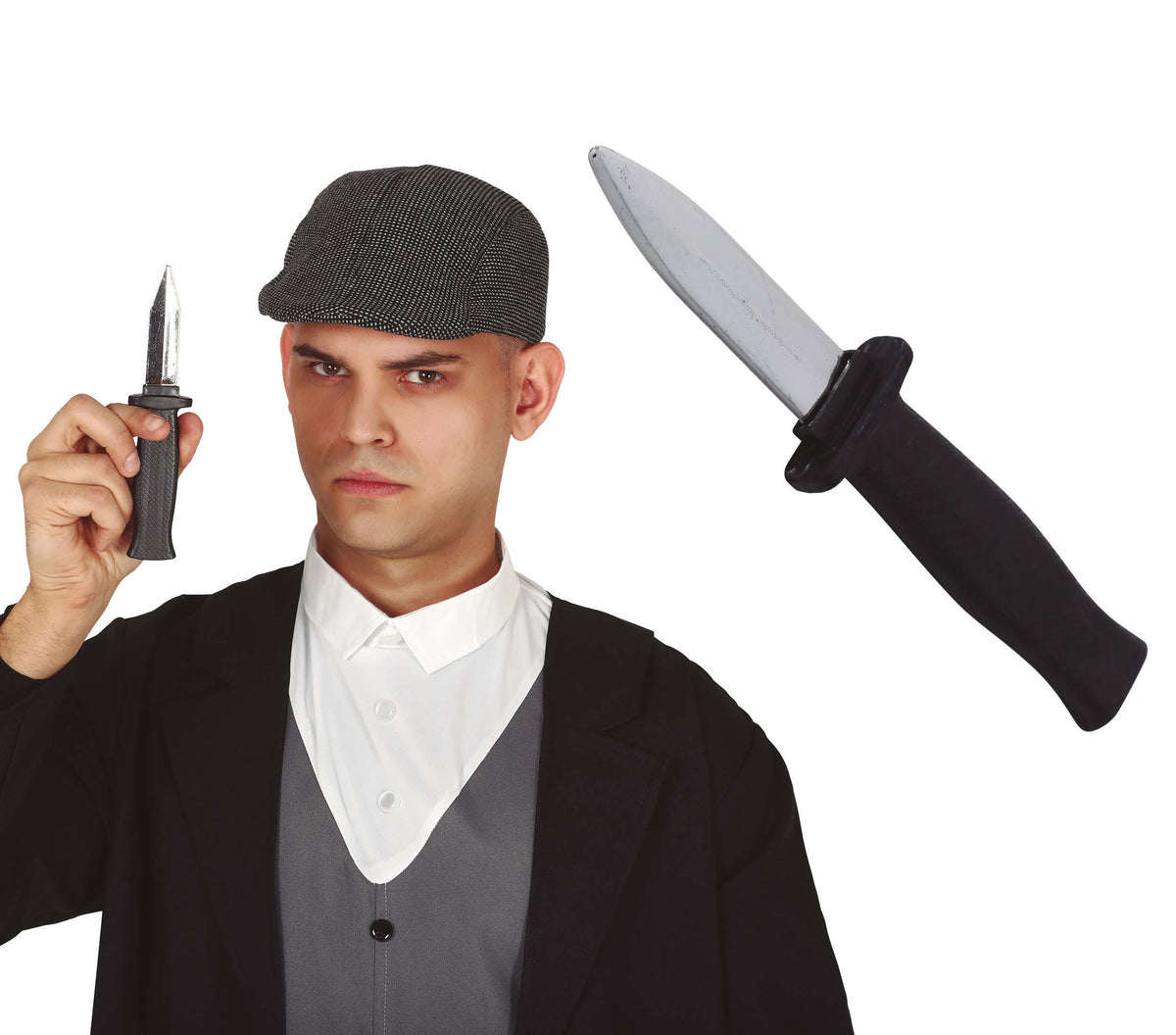 GP17808 – Trickmesser für Erwachsene 19 cm einziehbar – Farbe: Schwarz