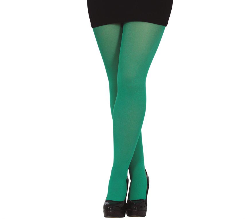GP16979 – Strumpfhose für Damen einfarbig Kostüm – Farbe: Grün
