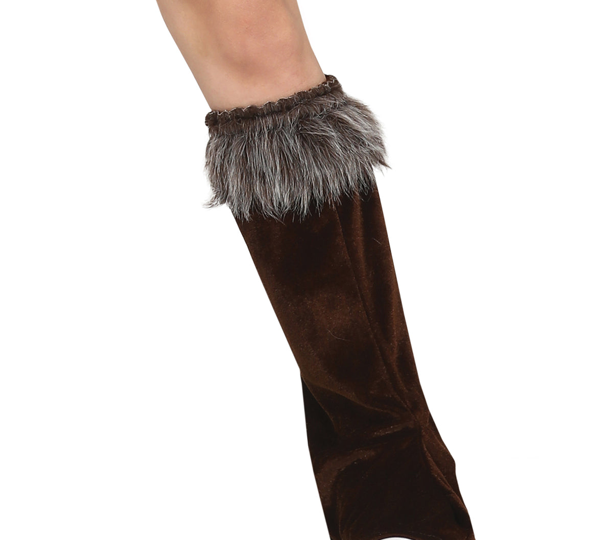 GP83653 – Wikinger Kostüm für Mädchen mit Hörnern – Größe: 14 - 16 Jahre, 98/104, 110/116, 128/134, 140/146 – Farbe: Braun