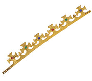 Königskrone für Herren gold Mittelalter, Bild 3