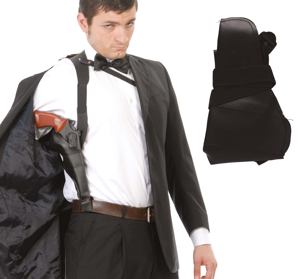 GP16729 – Schulterholster für Erwachsene Gangster – Farbe: Schwarz