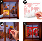 Halloween Fensterdeko Gel 20 x 20 cm, Bild 3