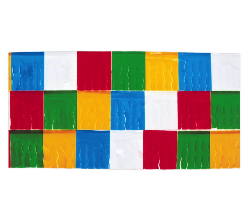 GP8863 – Fransengirlande 25 m bunt Partydeko – Farbe: Mehrfarbig