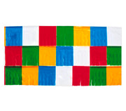 Fransengirlande 25 m bunt Partydeko, Bild 2