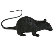 Latex Ratte 15 cm schwarz Halloween, Bild 5