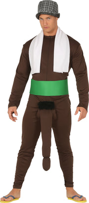 Penis Kostüm für Herren braun mit Hut, Bild 8