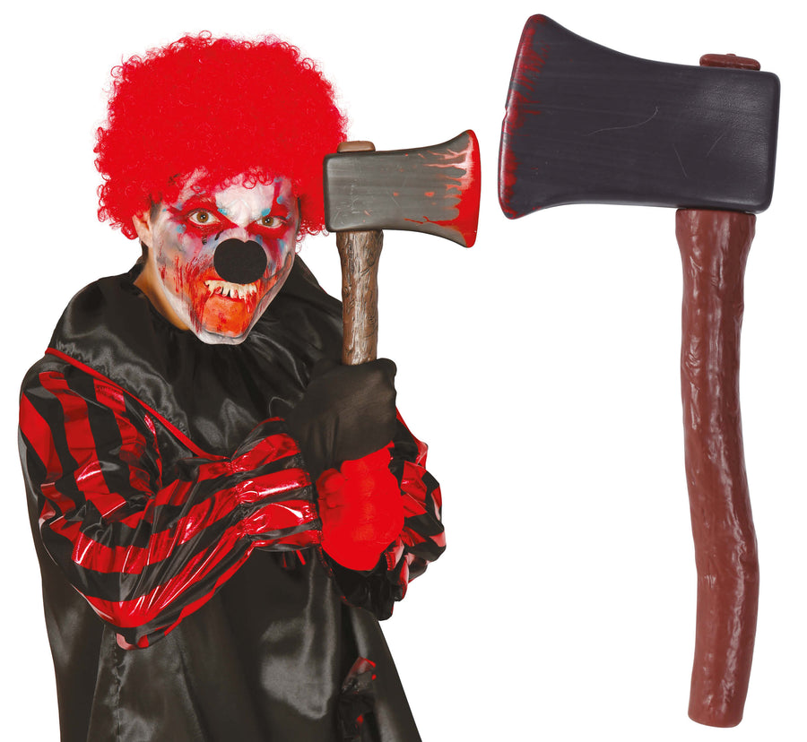 Horror Axt für Erwachsene 40 cm blutig