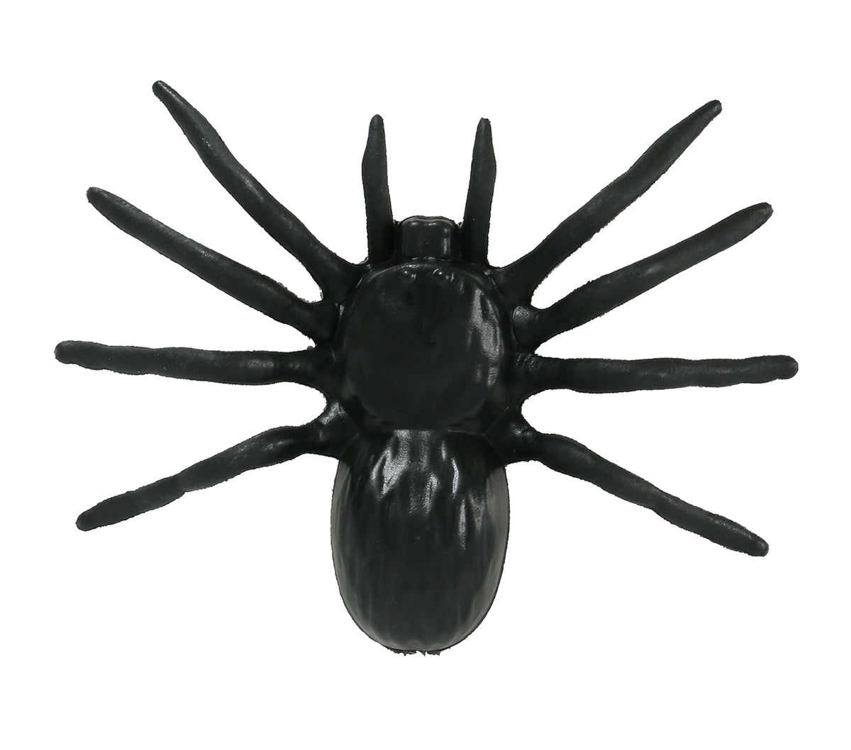 GP26293 – 4 Spinnen schwarz 10 cm Halloween Deko – Farbe: Schwarz