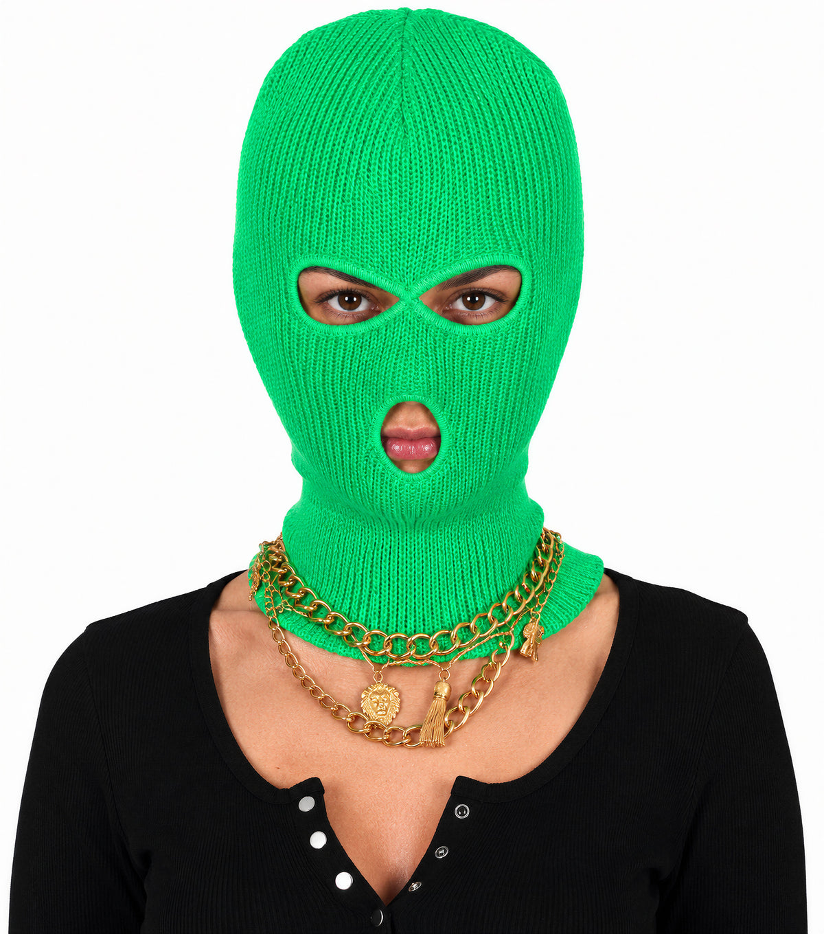 GP16267 – Neon Sturmhaube für Erwachsene Balaclava – Farbe: Grün