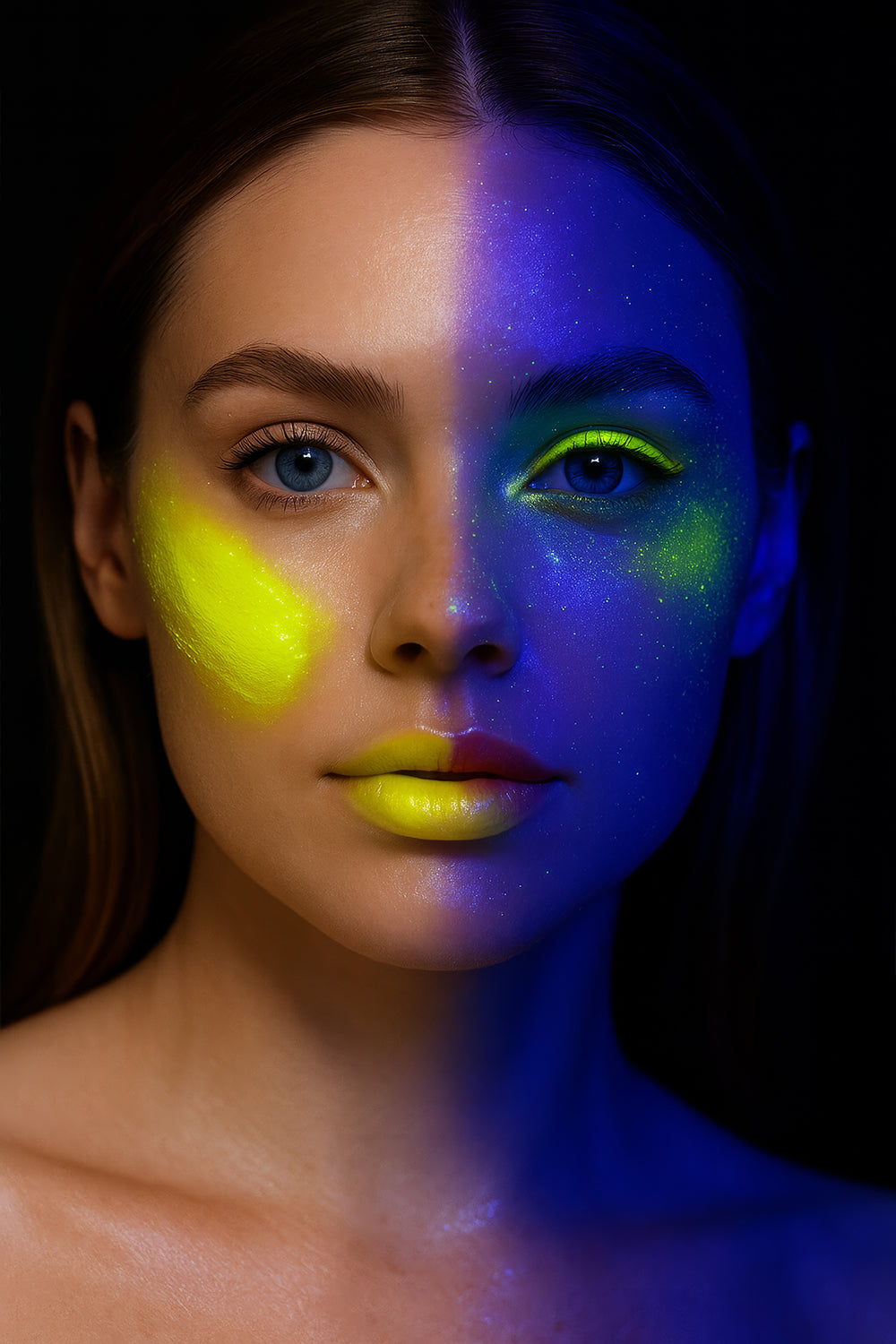 GP15658 – Neon Schminke 10 ml UV Schwarzlicht – Farbe: Gelb