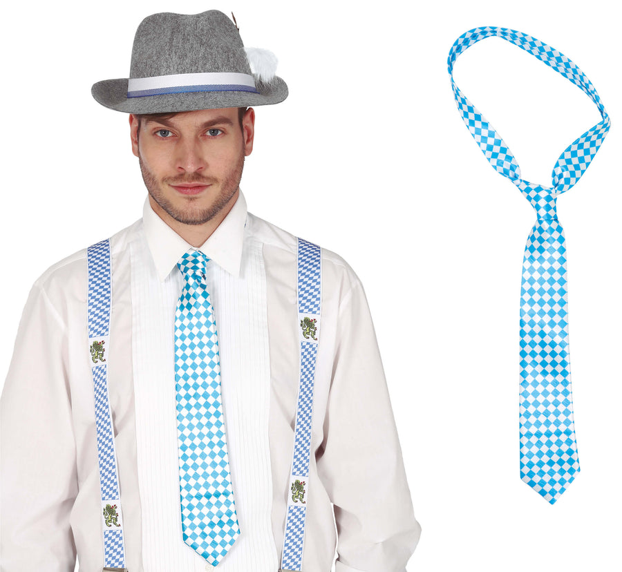 Oktoberfest Krawatte für Erwachsene 45 cm Wiesn