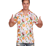 Hawaiihemd für Herren mit Früchten, Bild 2