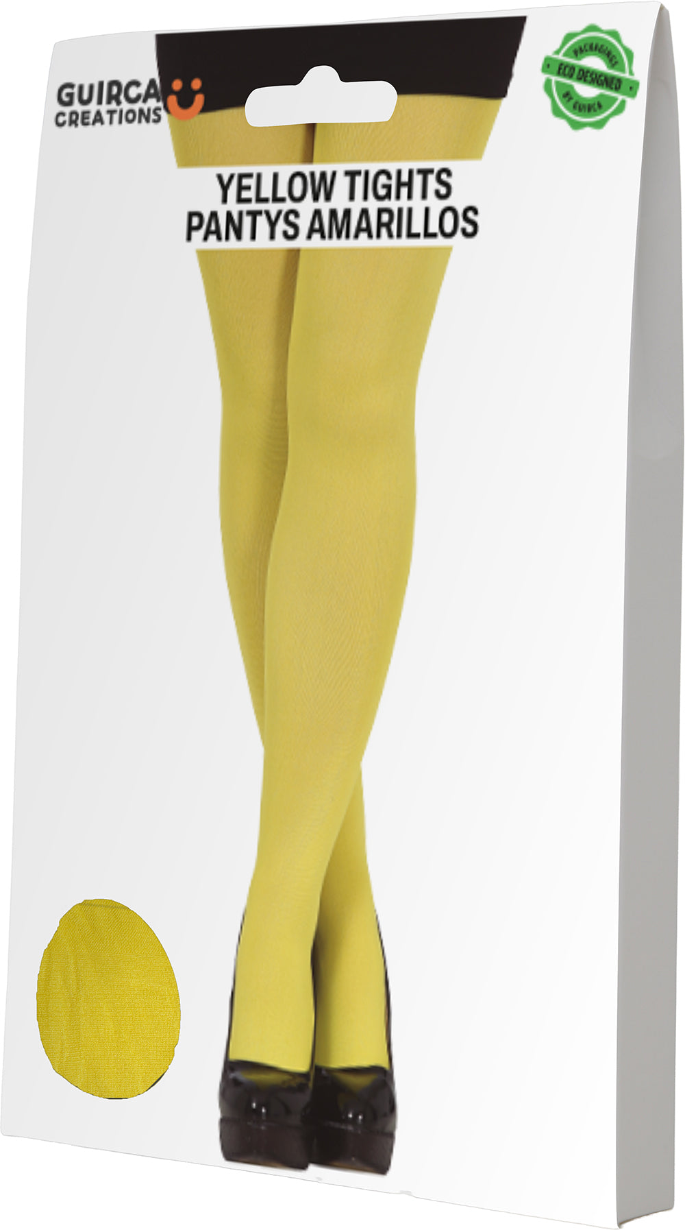 GP16979 – Strumpfhose für Damen einfarbig Kostüm – Farbe: Gelb
