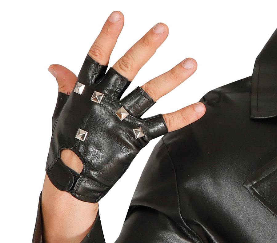 Nietenhandschuhe für Erwachsene 13 cm fingerlos