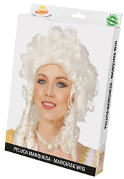 Marquise Perücke für Damen weiß Barock, Bild 3