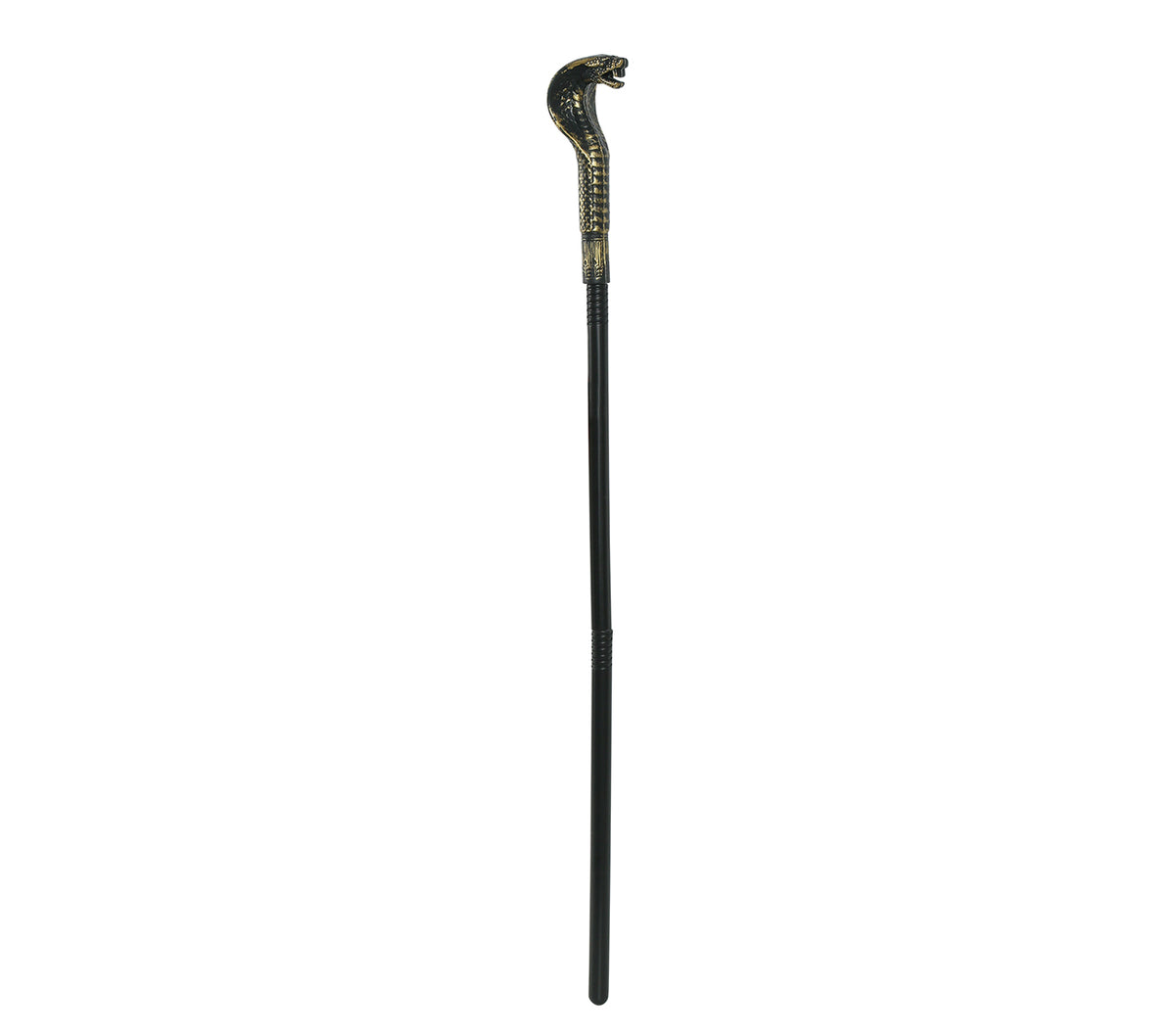 GP18701 – Schlangen Gehstock für Erwachsene 80 cm – Farbe: Gold