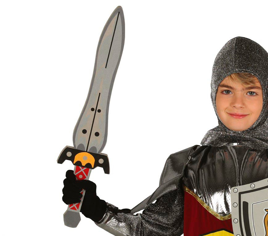 GP17294 – Ritterschwert für Kinder 53 cm Softschwert – Farbe: Grau