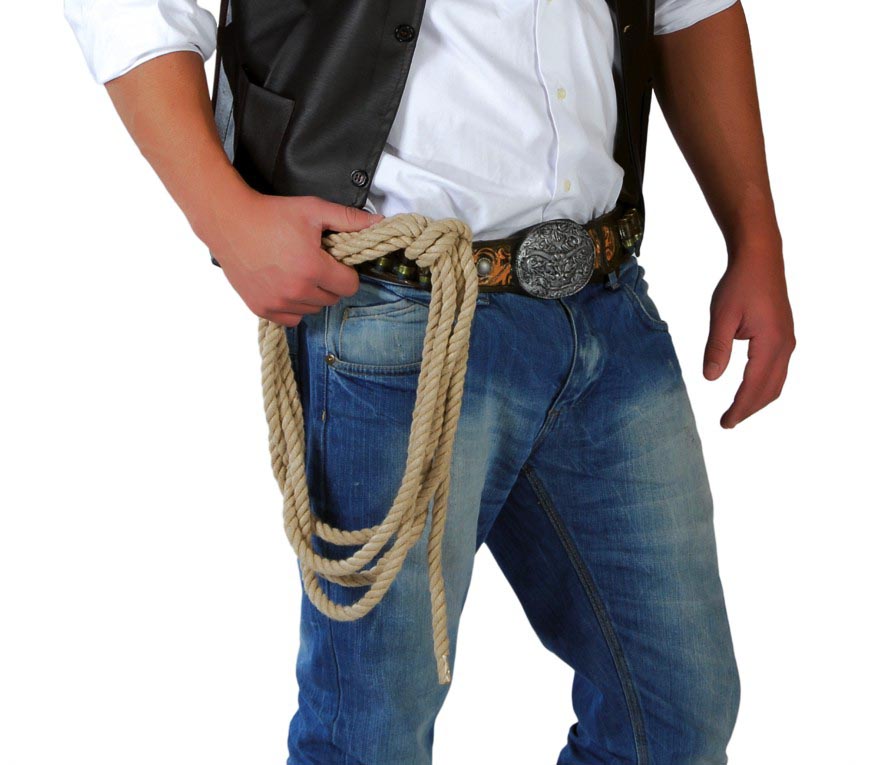 GP18077 – Cowboy Lasso für Erwachsene 185 cm – Farbe: Natural