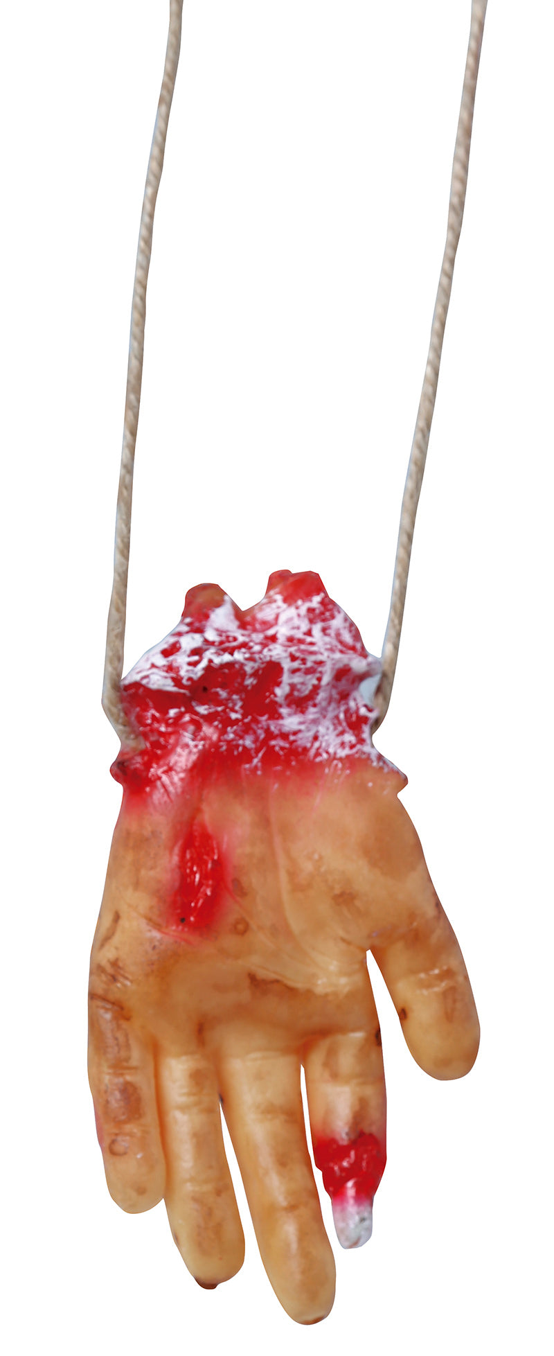 GP26430 – Blutige Hand Halskette für Erwachsene Voodoo – Farbe: Natural