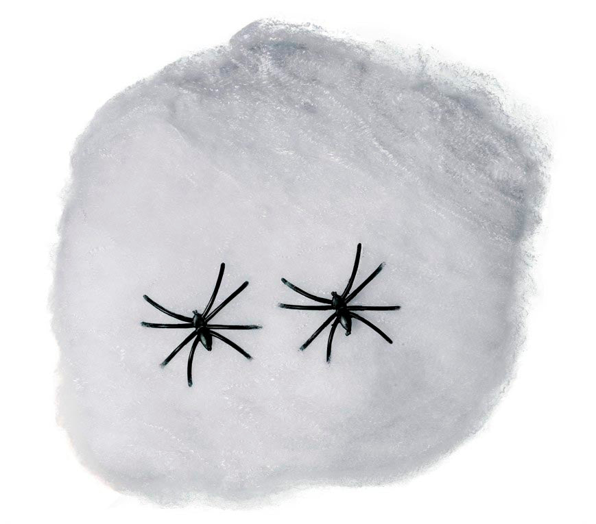 GP16877 – Spinnennetz Deko 20 g Halloween – Farbe: Weiß