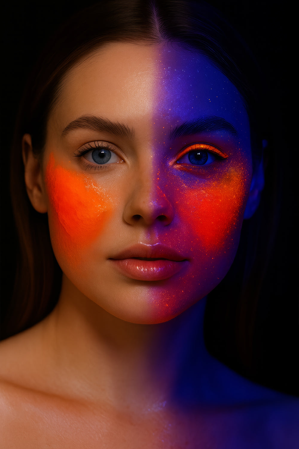 GP15658 – Neon Schminke 10 ml UV Schwarzlicht – Farbe: Orange