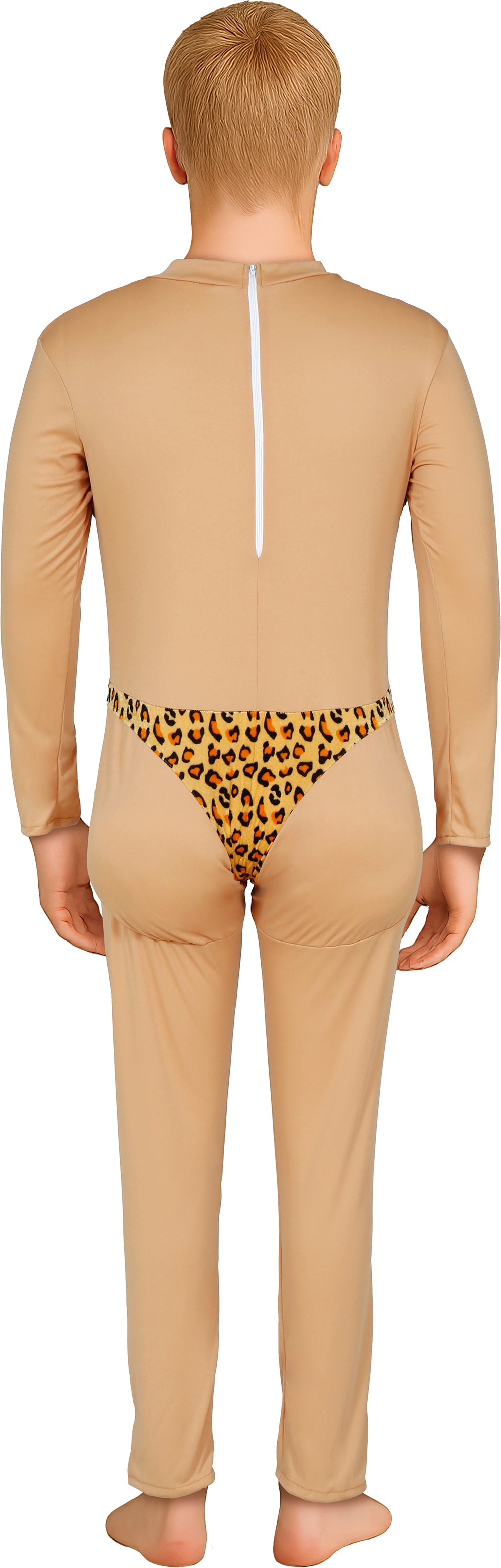 GP79640 – Bikini Kostüm für Herren mit Leopardenmuster – Größe: 52 - 54 (L) – Farbe: Beige