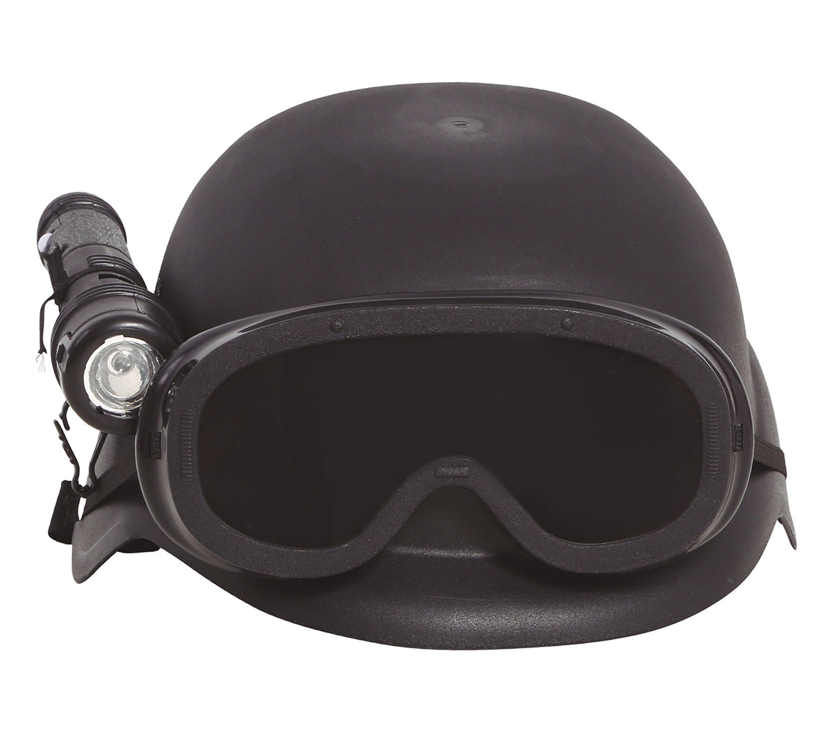 GP13181 – SWAT Helm für Jungen mit Lampe – Farbe: Schwarz