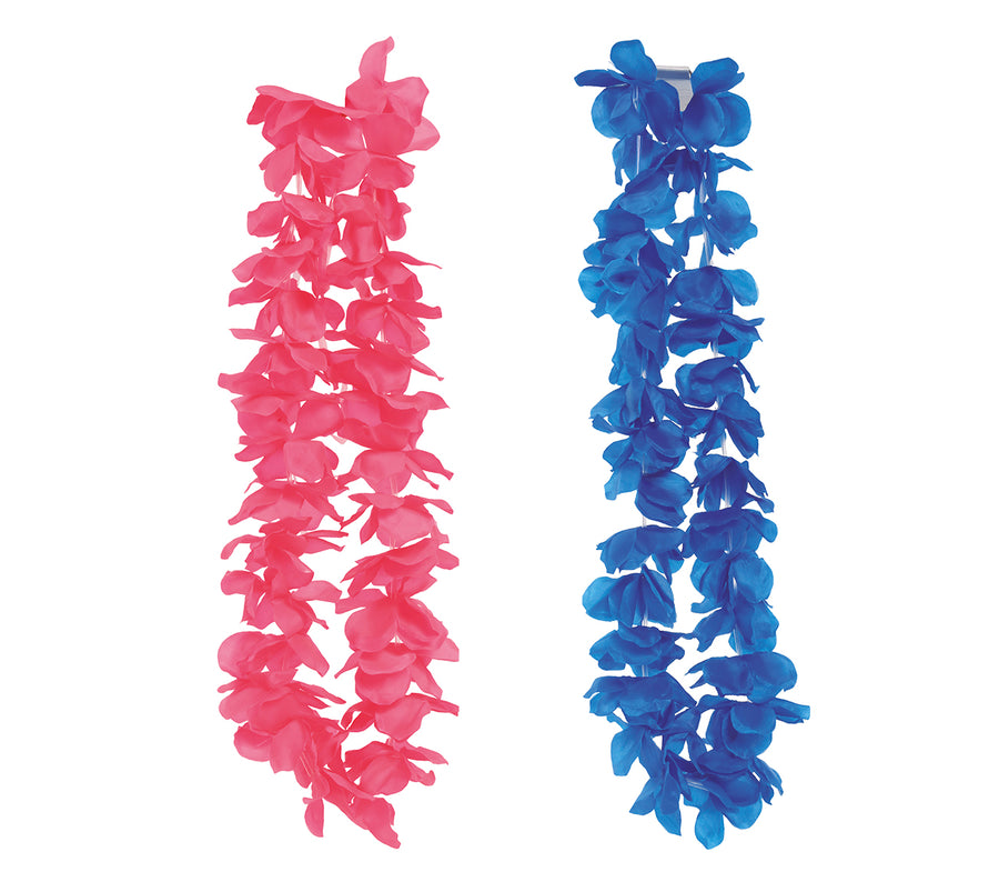 GP18407 – Neon Hawaii Blumenkette für Erwachsene – Farbe: Mehrfarbig, Ansicht 2