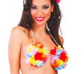 Blumen BH für Damen Hawaii Hula