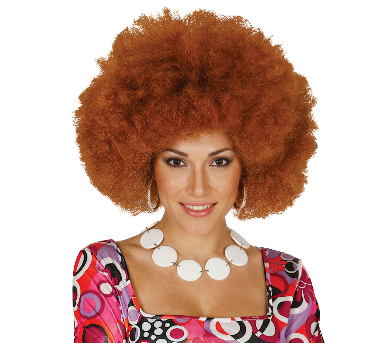 GP4007 – Afro Perücke für Damen extra groß – Farbe: Braun