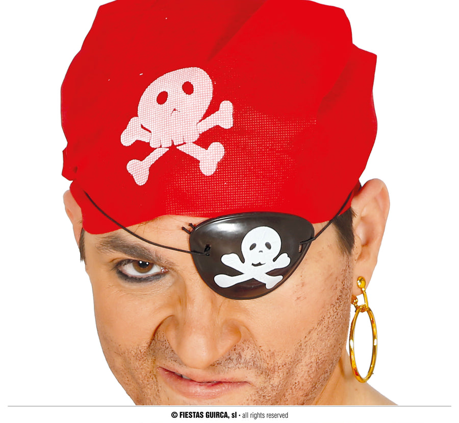 Piraten Set für Erwachsene mit Augenklappe