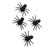 4 Spinnen schwarz 10 cm Halloween Deko, Bild 6