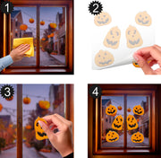 Halloween Fensterdeko Gel 20 x 20 cm, Bild 7