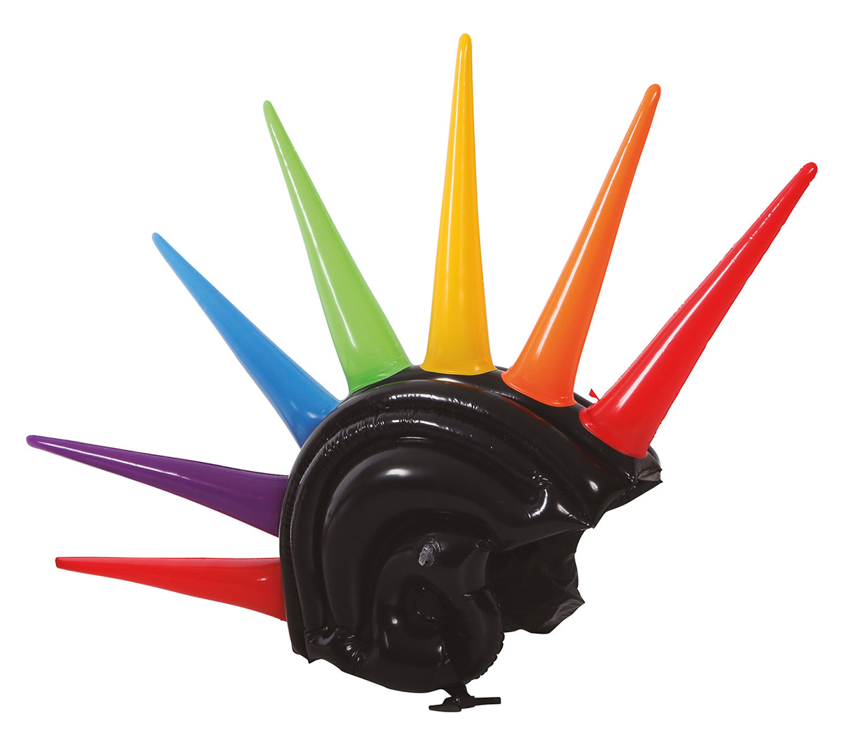 GP17307 – Aufblasbarer Irokesen Helm für Erwachsene bunt – Farbe: Mehrfarbig