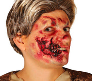 Latex Zombie Mundnarbe für Erwachsene, Bild 1