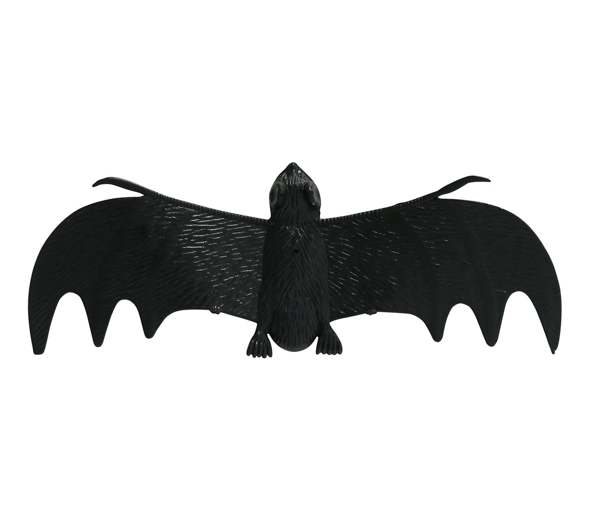 GP19356 – Fledermäuse Deko 4 Stück schwarz Halloween – Farbe: Schwarz