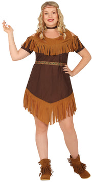 Indianerin Kostüm für Damen mit Fransen, Bild 7