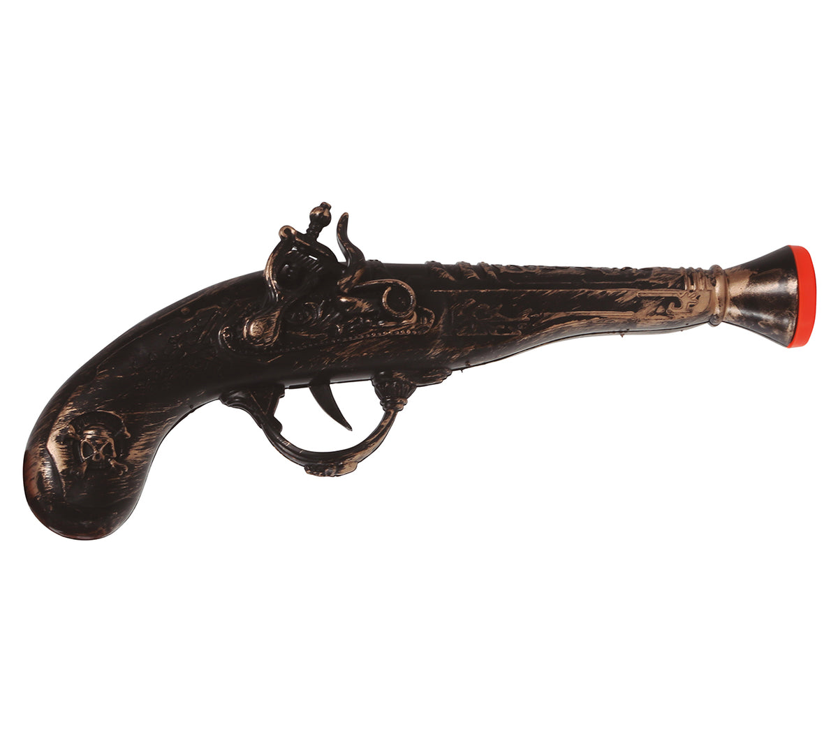 GP18353 – Piratenpistole für Erwachsene 28 cm Steinschloss – Farbe: Braun